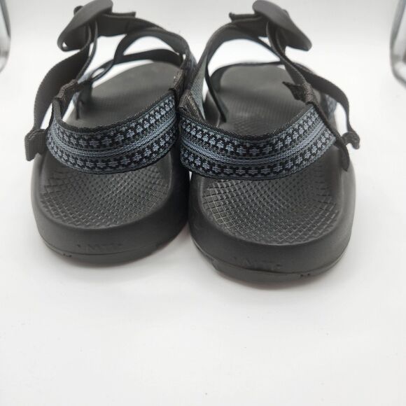 Chaco Men's Sandals Tribal Hiking Sport Camping Black Size US 11 Gray Black - Picture 3 of 5